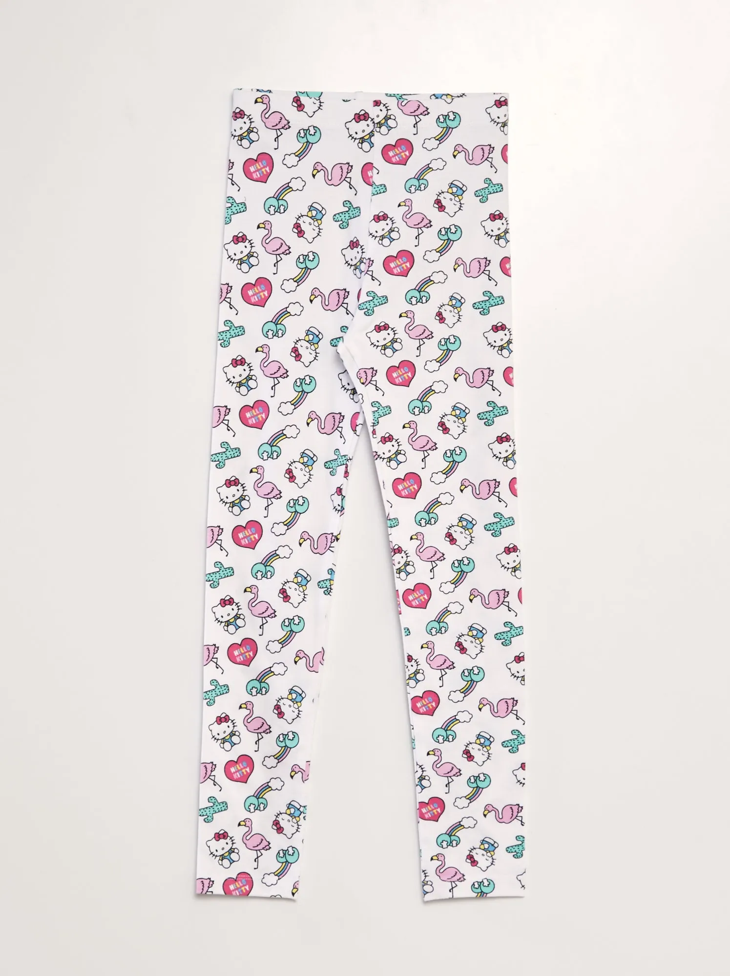 Completo t-shirt + leggings 'Hello Kitty' - GIALLO