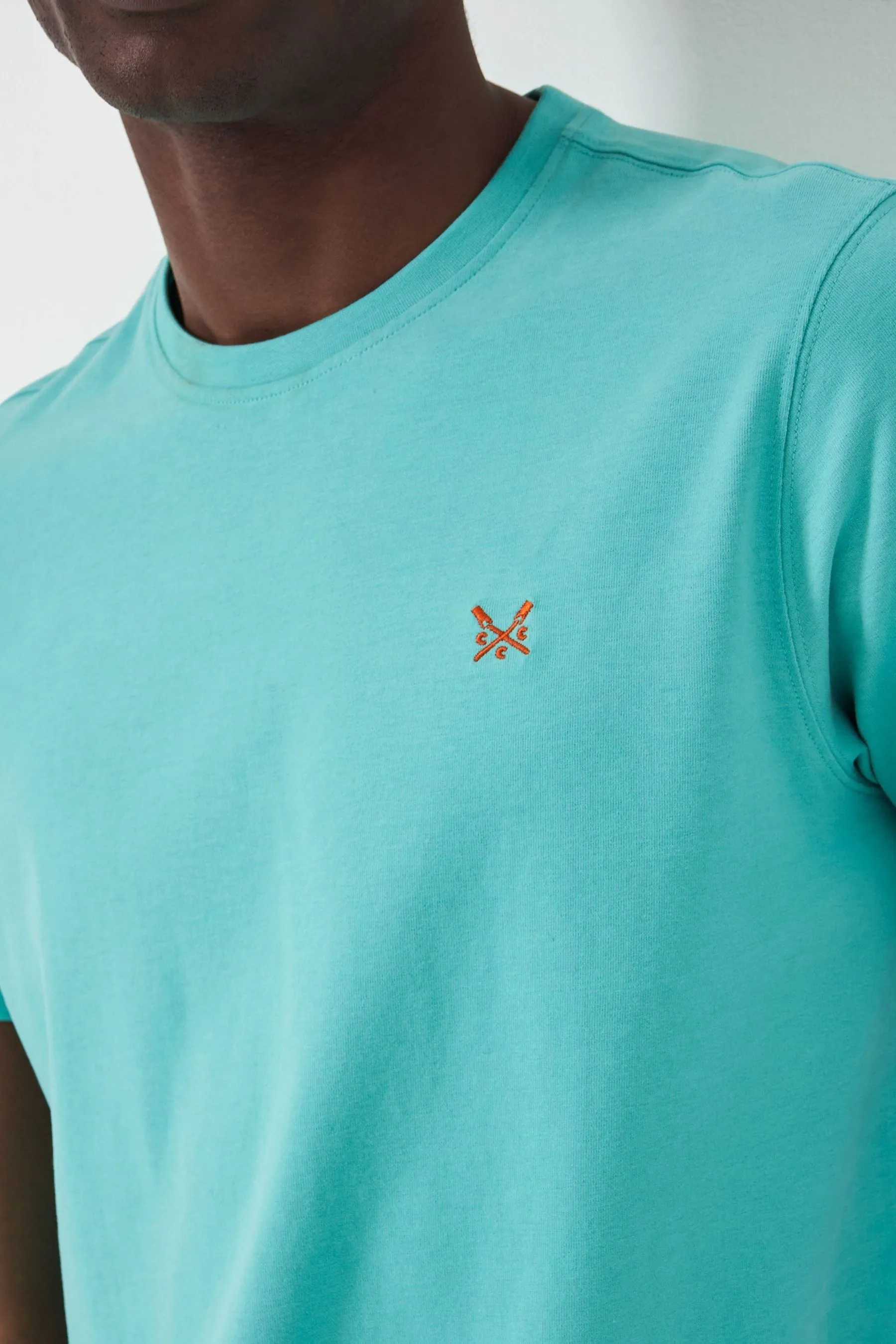 Crew Clothing Maglietta classica tinta unita 100% cotone    