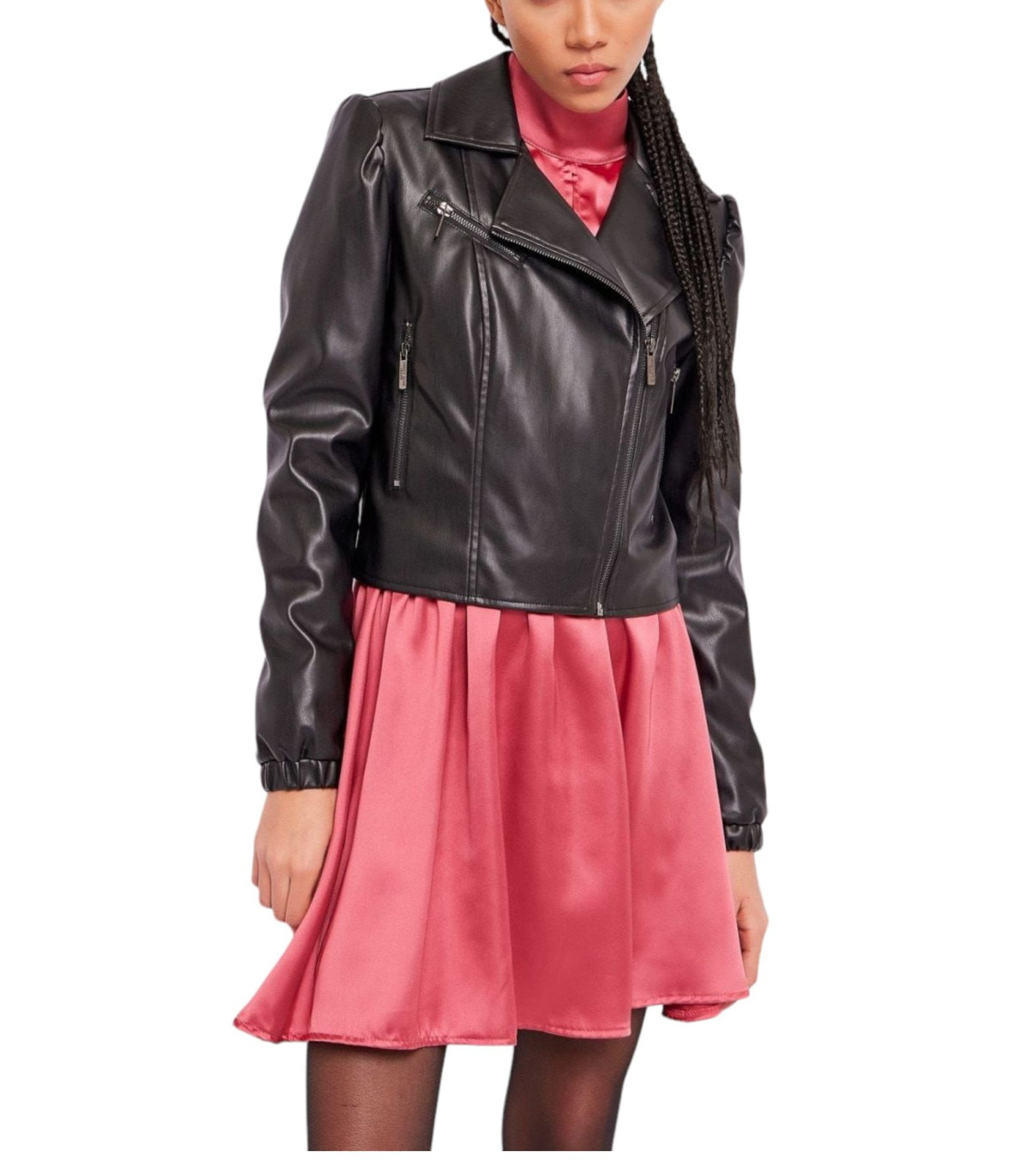 Denny Rose Donna Giacca In Pelle Chiodo
