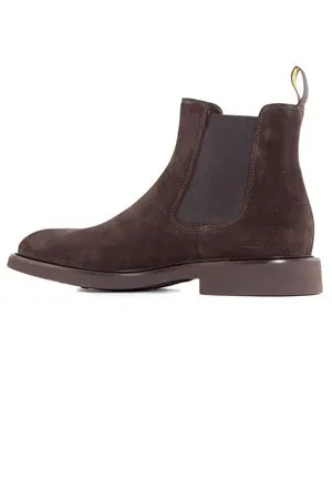 DOUCAL'S Calzature,Stivaletti Polacchino beatles in camoscio marrone 