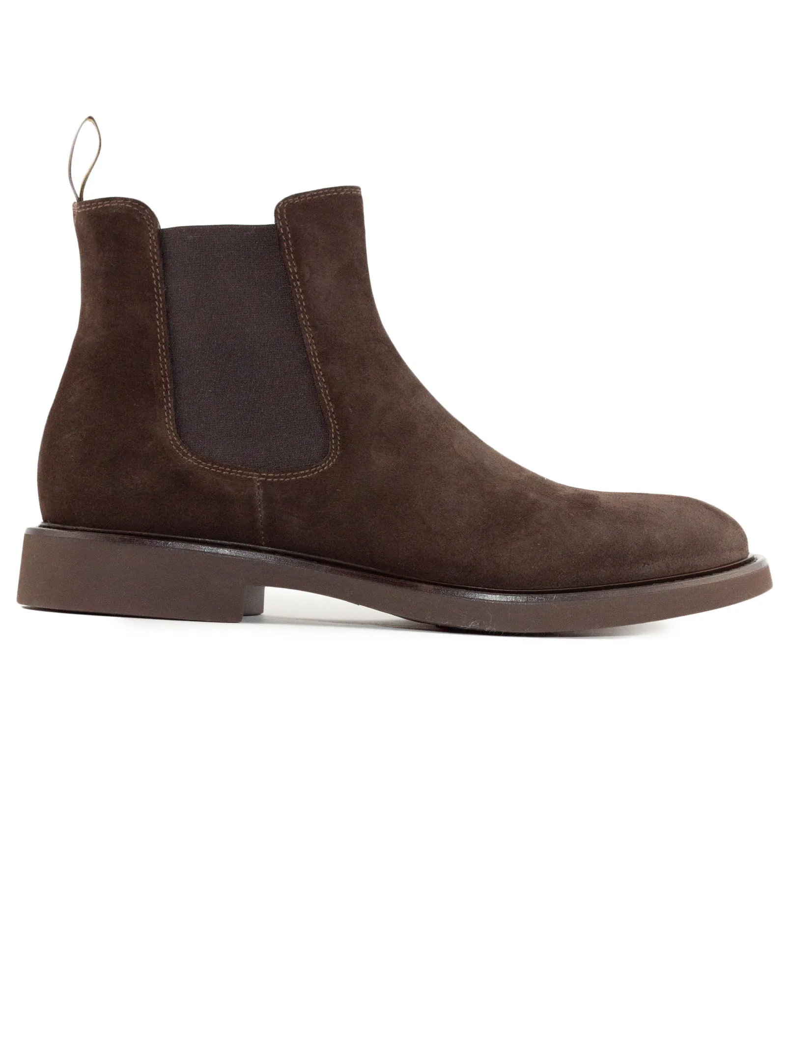 DOUCAL'S Calzature,Stivaletti Polacchino beatles in camoscio marrone 