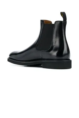 DOUCAL'S Calzature,Stivaletti Polacchino beatles in pelle total black 