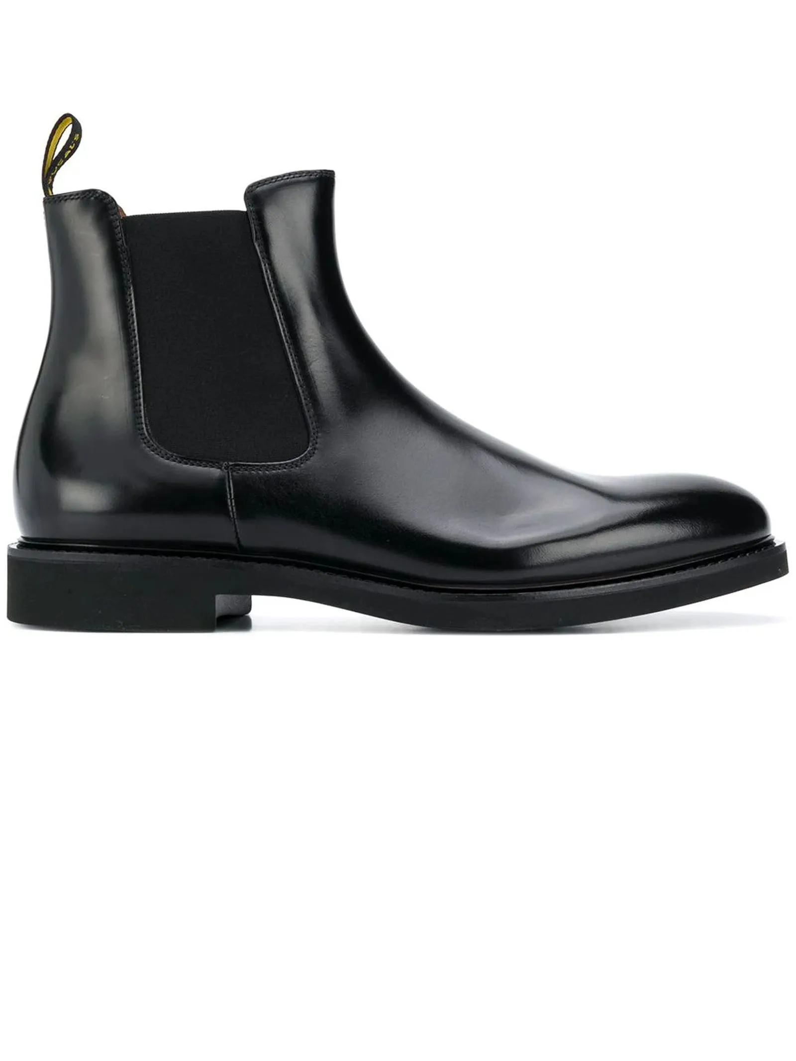 DOUCAL'S Calzature,Stivaletti Polacchino beatles in pelle total black 