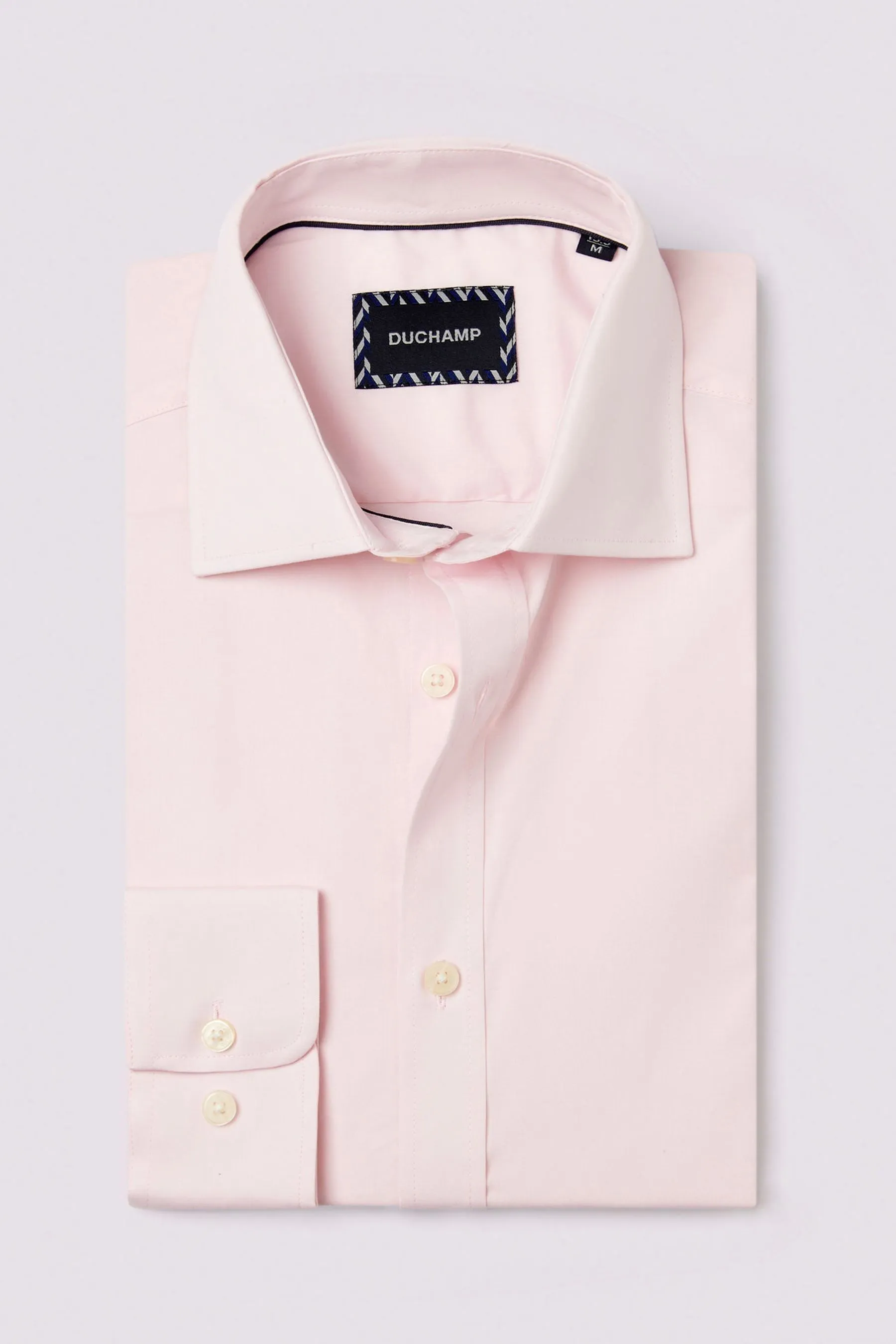 Duchamp Mens Poplin Stretch Shirt    