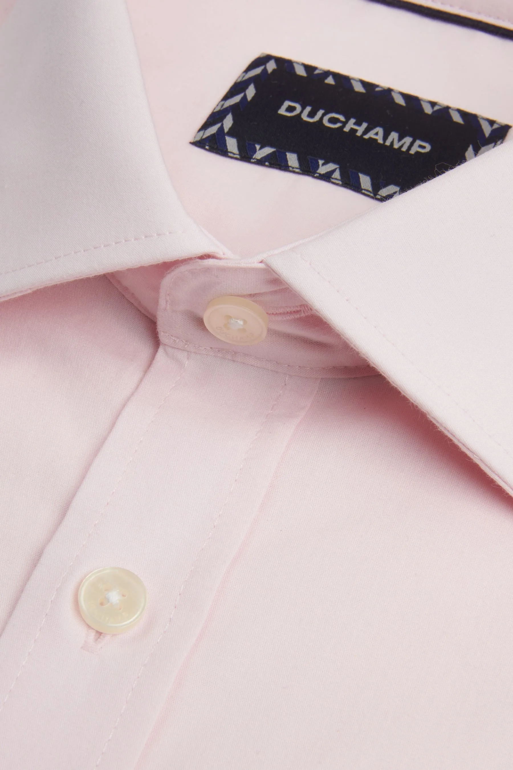Duchamp Mens Poplin Stretch Shirt    