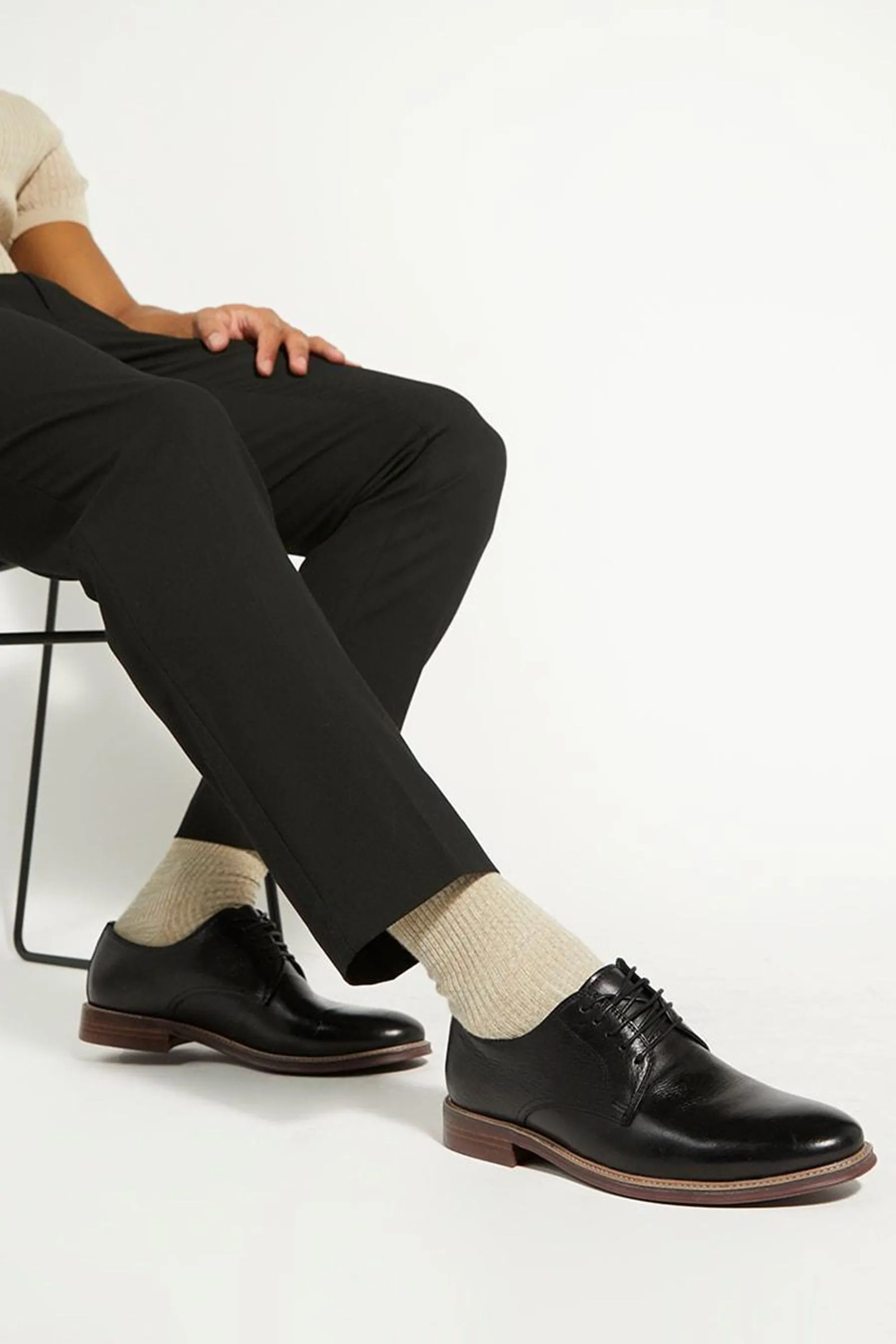 Dune London Vestibilità ampia - Stanleyy Scarpe Gibson in morbida pelle    