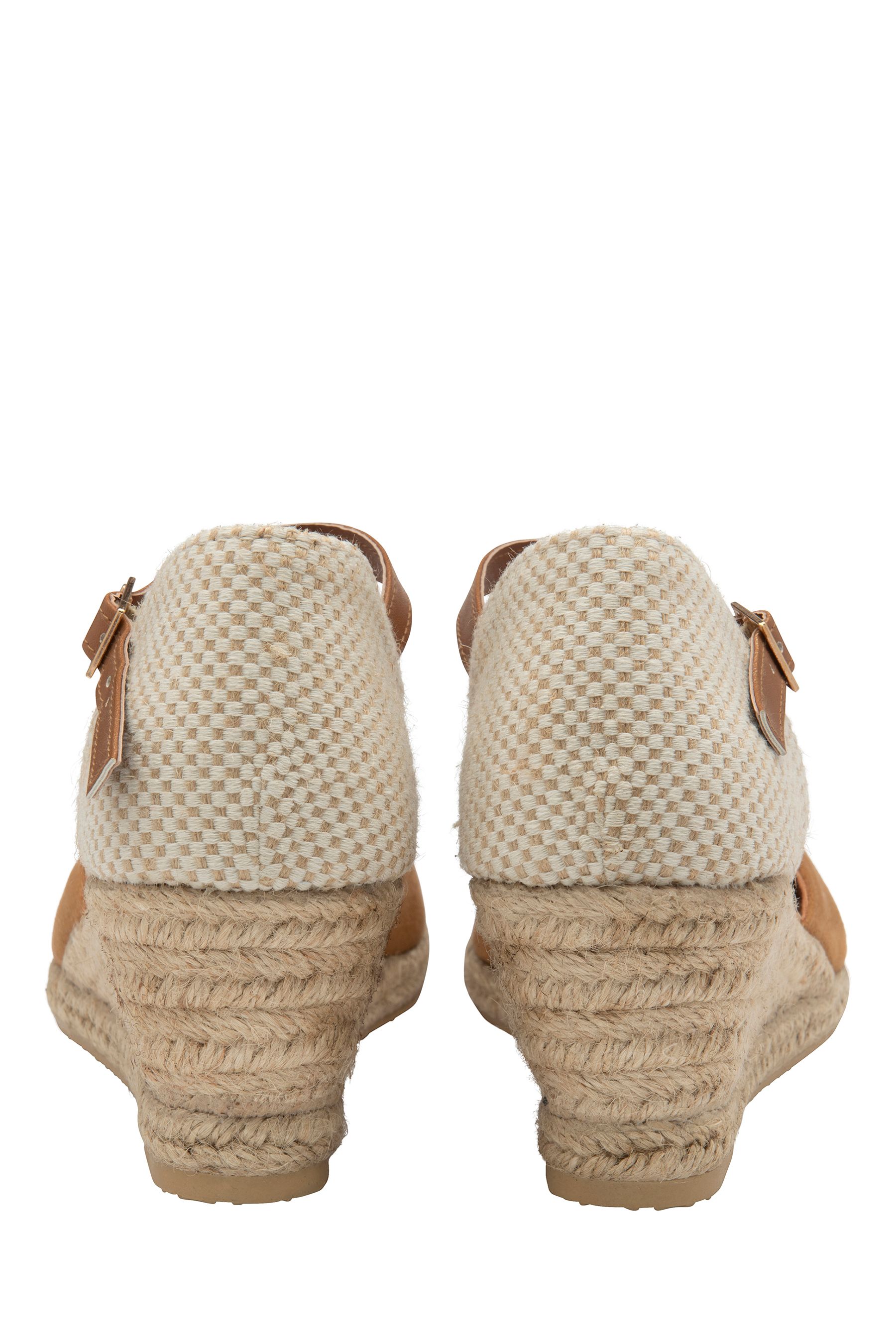 Dunlop - Sandali stile espadrillas con zeppa