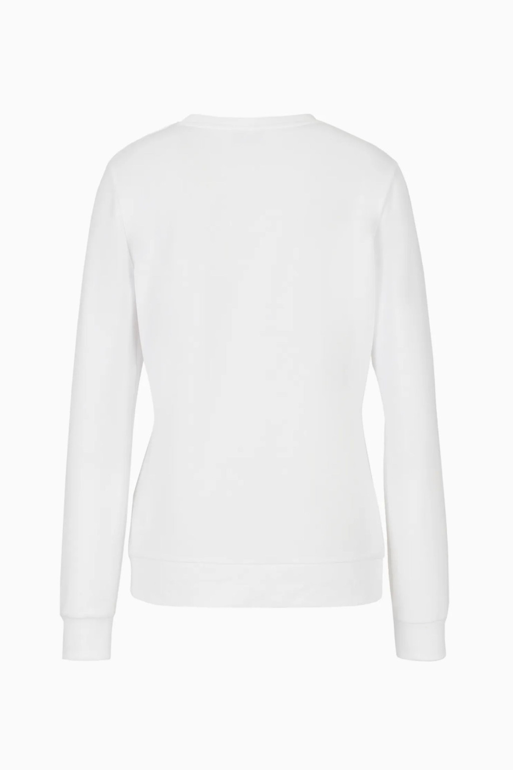 EA7 FELPA GIROCOLLO BIANCO/ORO 8NTM45