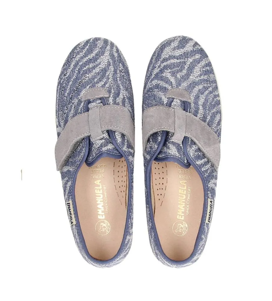 Emanuela Donna Scarpa Confort 2222 Caftano Jeans