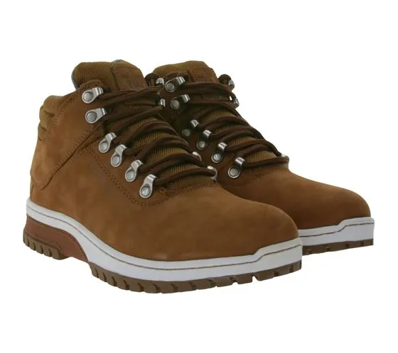 Ente Parco di K1X | Kickz H1ke Territory Superior scarpe da trekking da uomo in vera pelle sneaker boots 6174-0500/7804 marrone