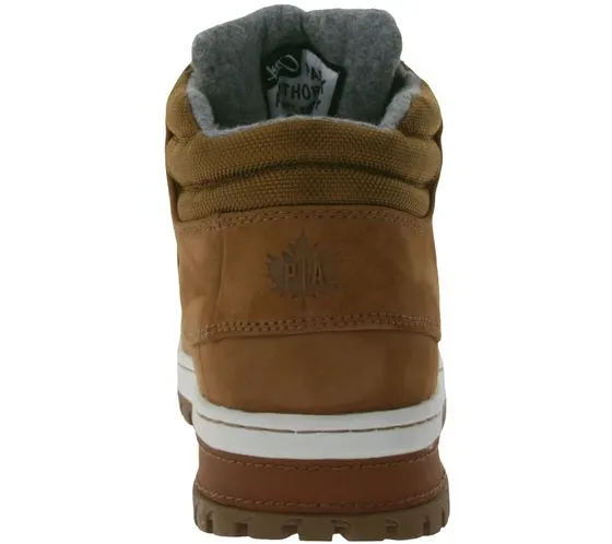 Ente Parco di K1X | Kickz H1ke Territory Superior scarpe da trekking da uomo in vera pelle sneaker boots 6174-0500/7804 marrone
