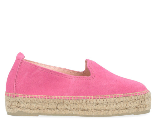 Espadrillas Manebí Hamptons in camoscio rosa