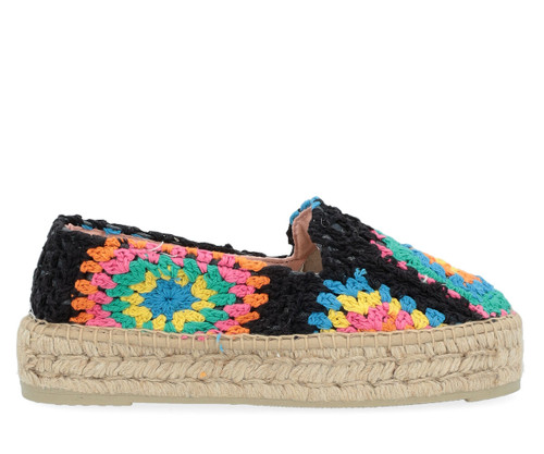 Espadrillas Manebí Hamptons in crochet multicolor