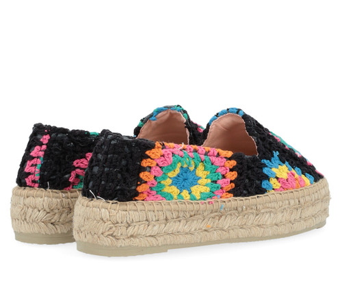 Espadrillas Manebí Hamptons in crochet multicolor