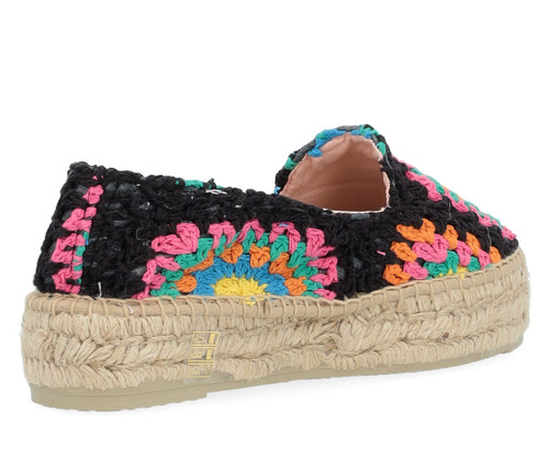 Espadrillas Manebí Hamptons in crochet multicolor