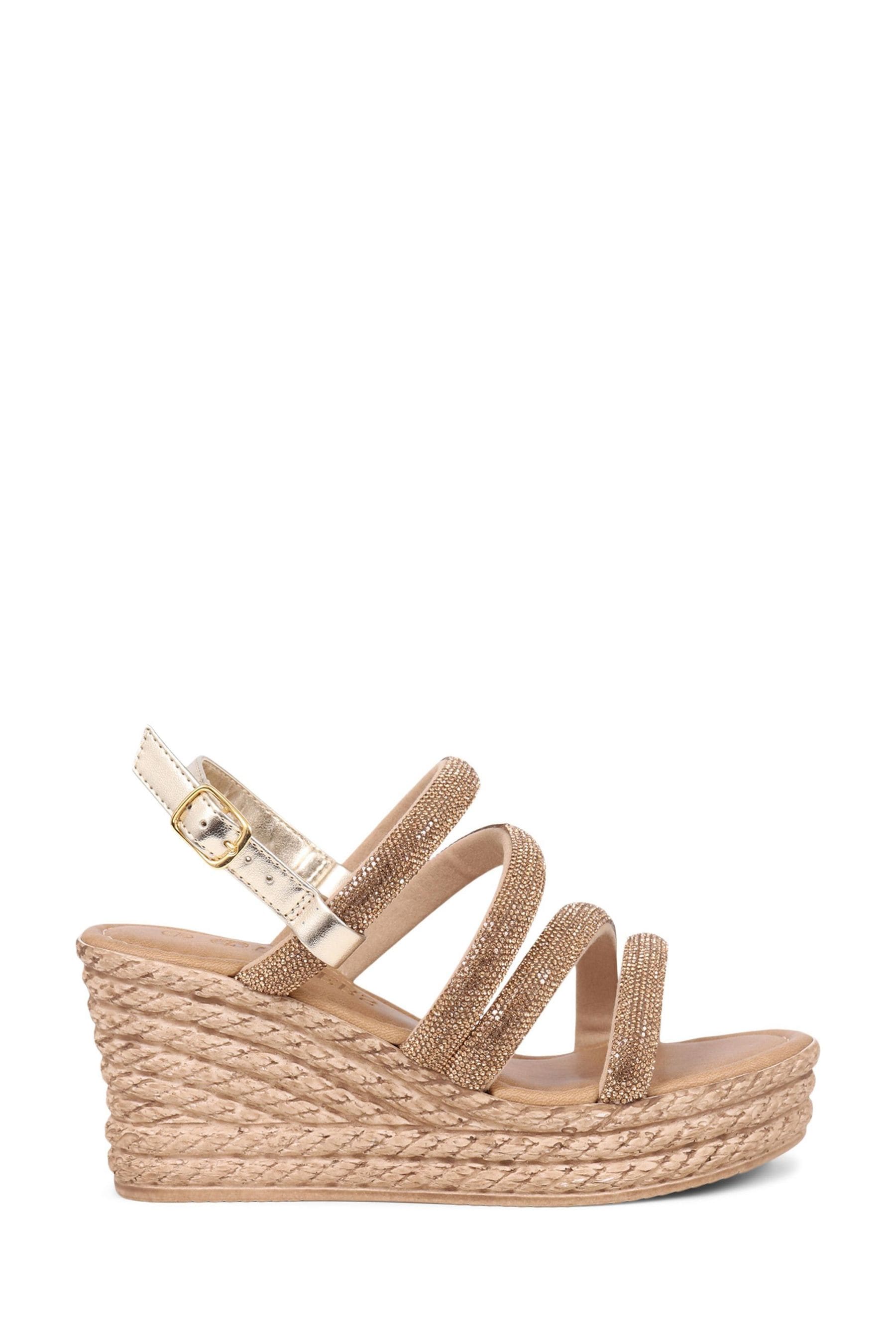 espadrillas Pavers con plateau decorate in