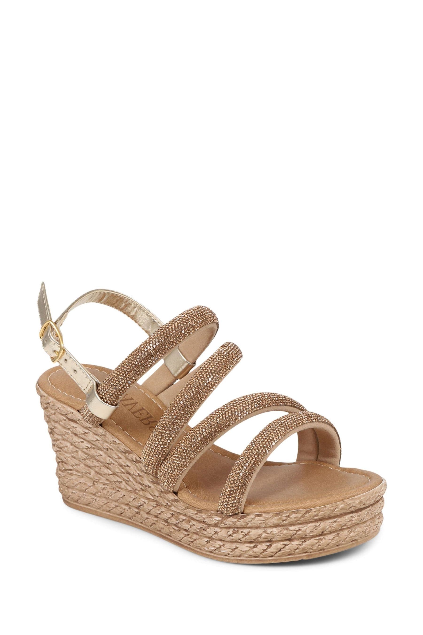 espadrillas Pavers con plateau decorate in