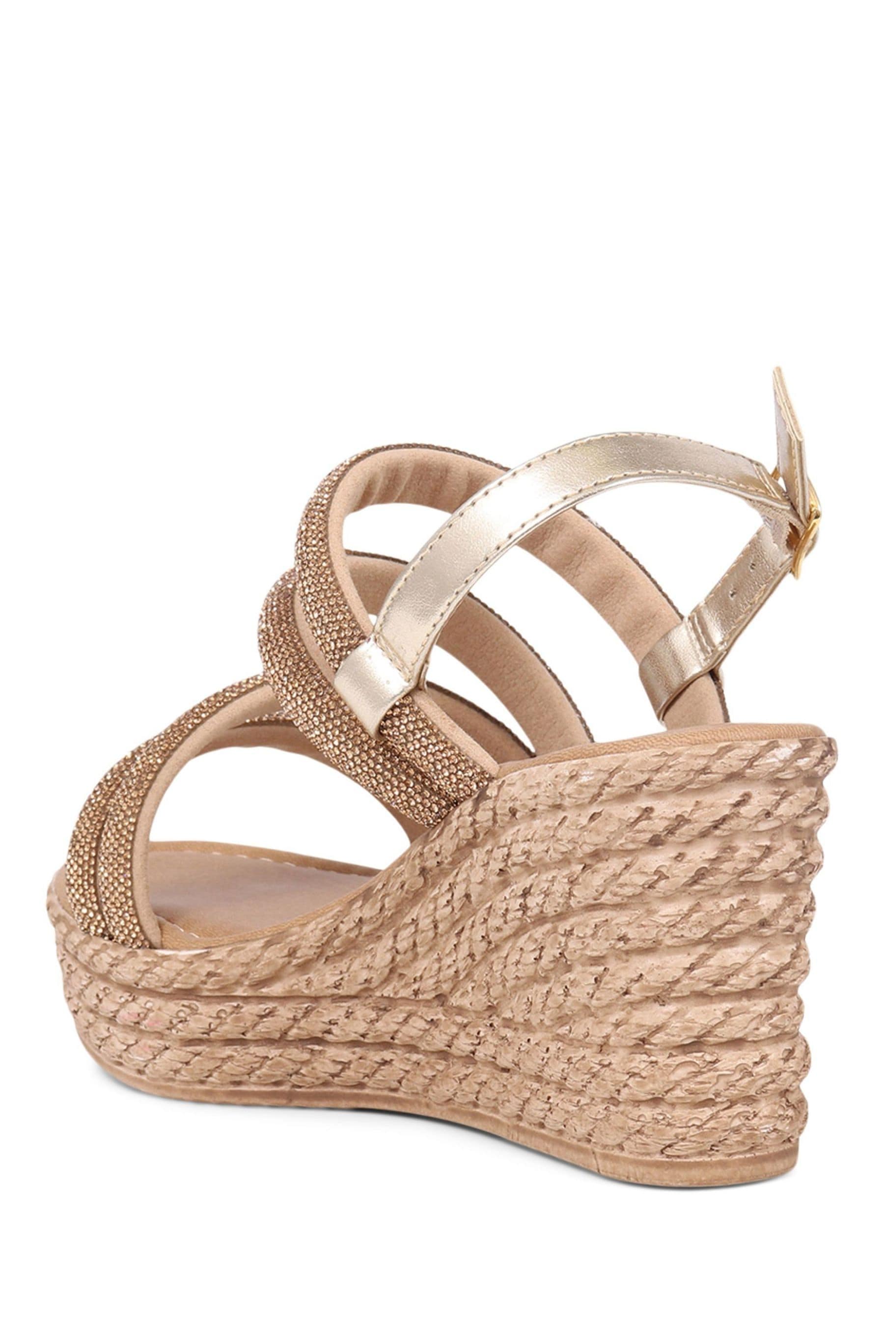 espadrillas Pavers con plateau decorate in