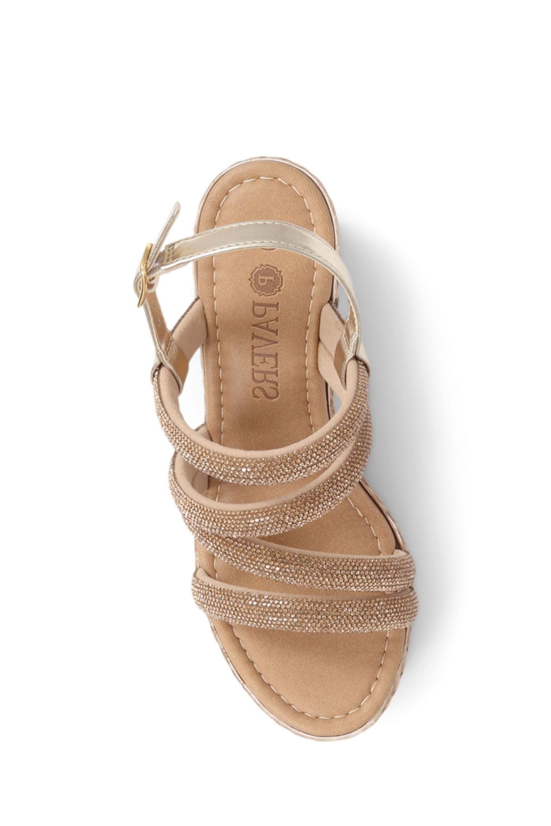 espadrillas Pavers con plateau decorate in