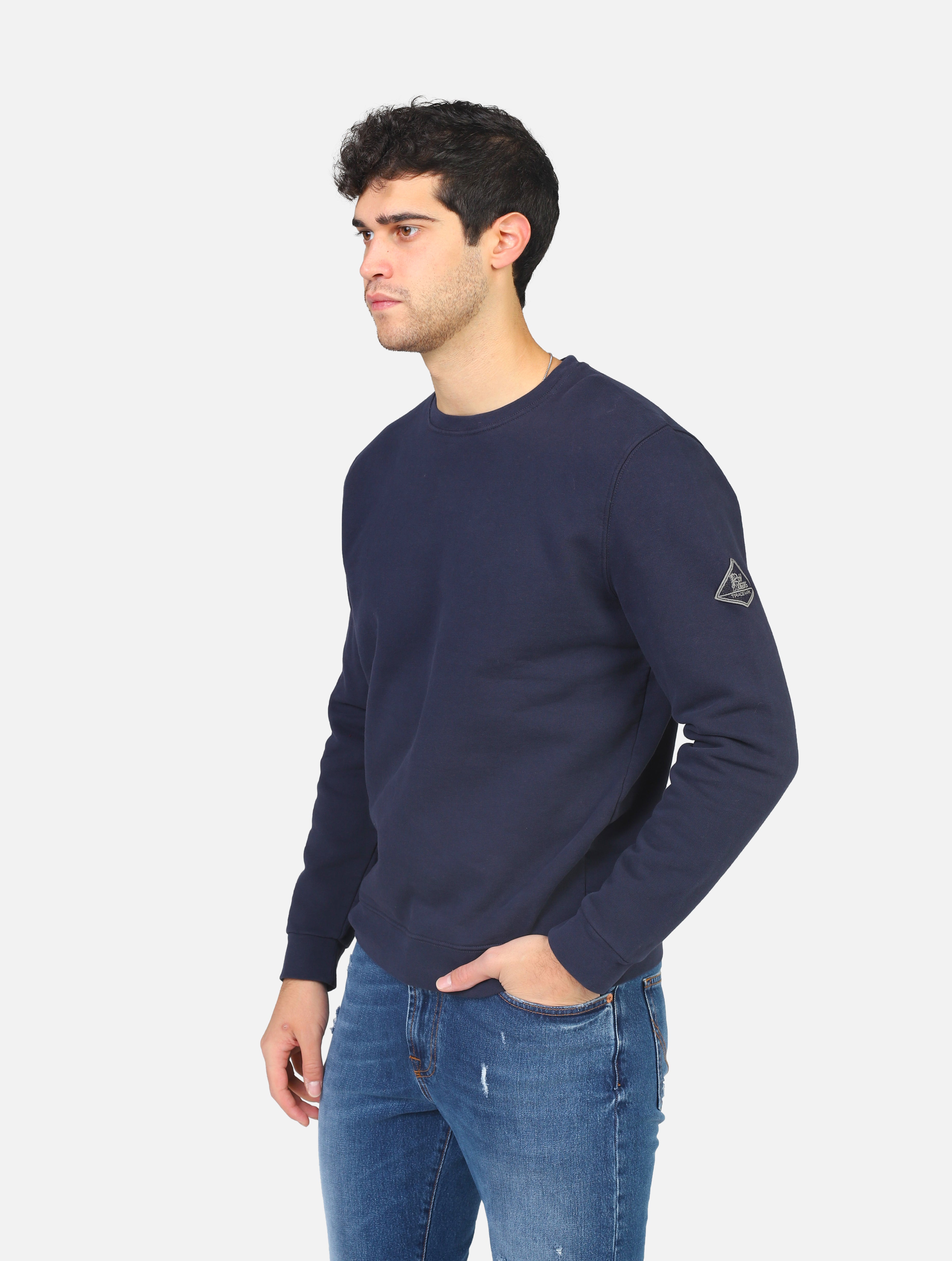 felpa ROY ROGER'S - RRU679CD790124BLUE NAVY