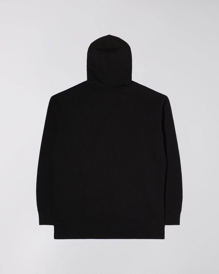 FELPA Uomo EDWIN 45421MC000099 JAPANESE SUN HOODIE BLACK