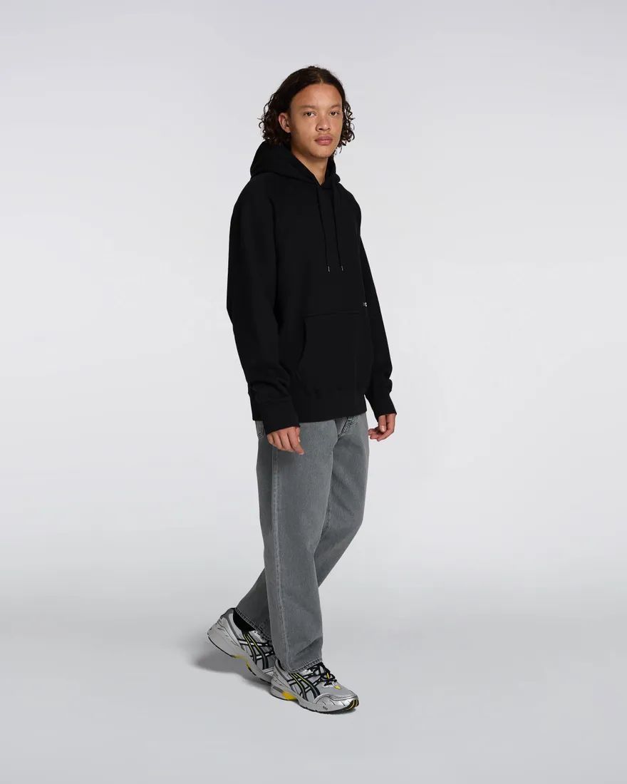 FELPA Uomo EDWIN I030316.89.67 MOOD HOOD SWEAT BLACK