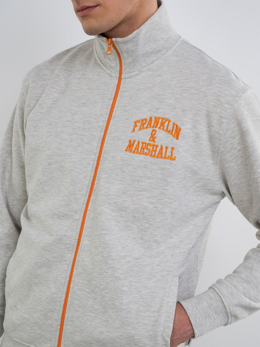 FELPA Uomo FRANKLIN&MARSHALL JM5062.2000P01 M01 GREY MELANGE