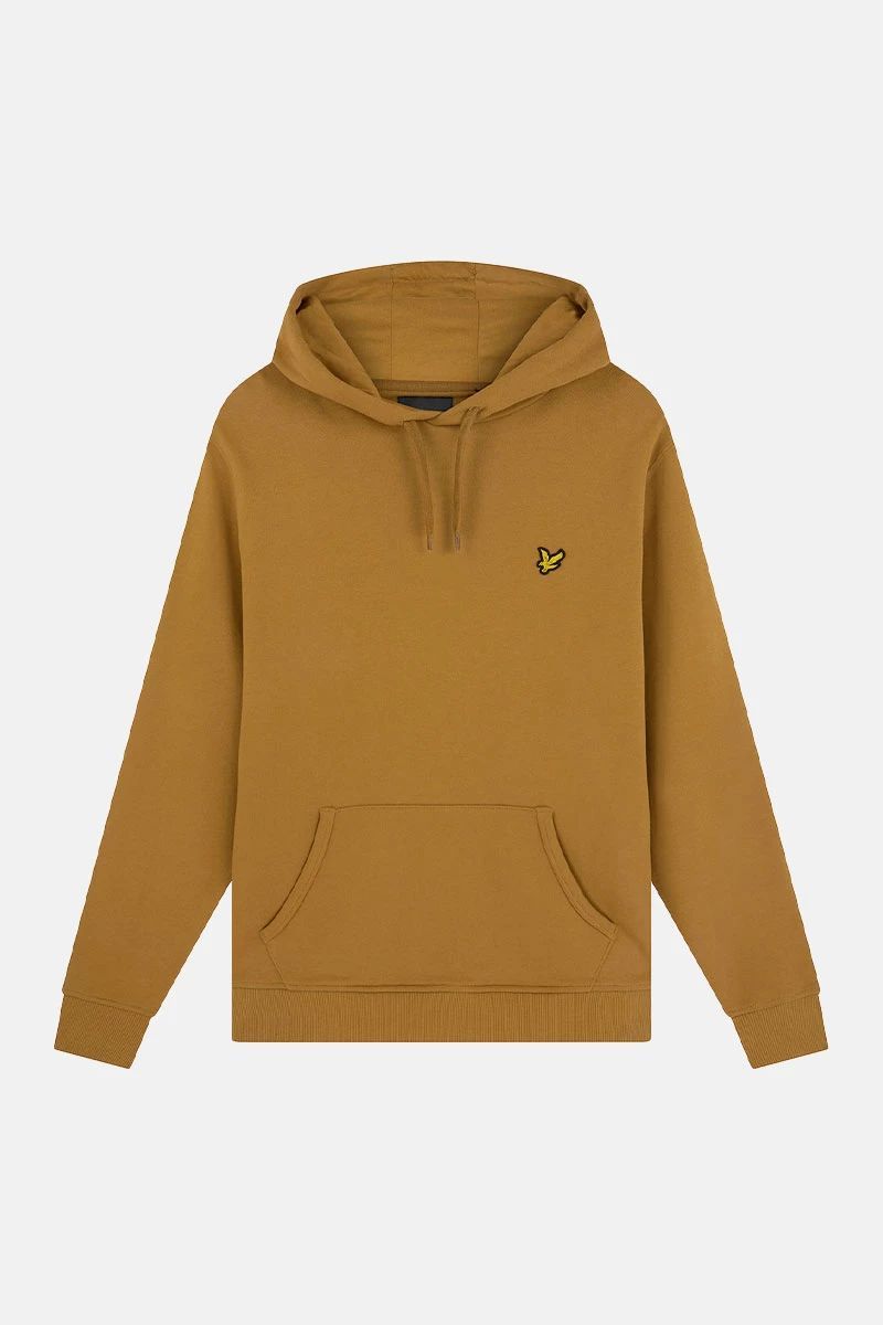 FELPA Uomo LYLE & SCOTT 1874 ML416VOG PULLOVER HOODIE W704 ANNIVERSARY GOLD
