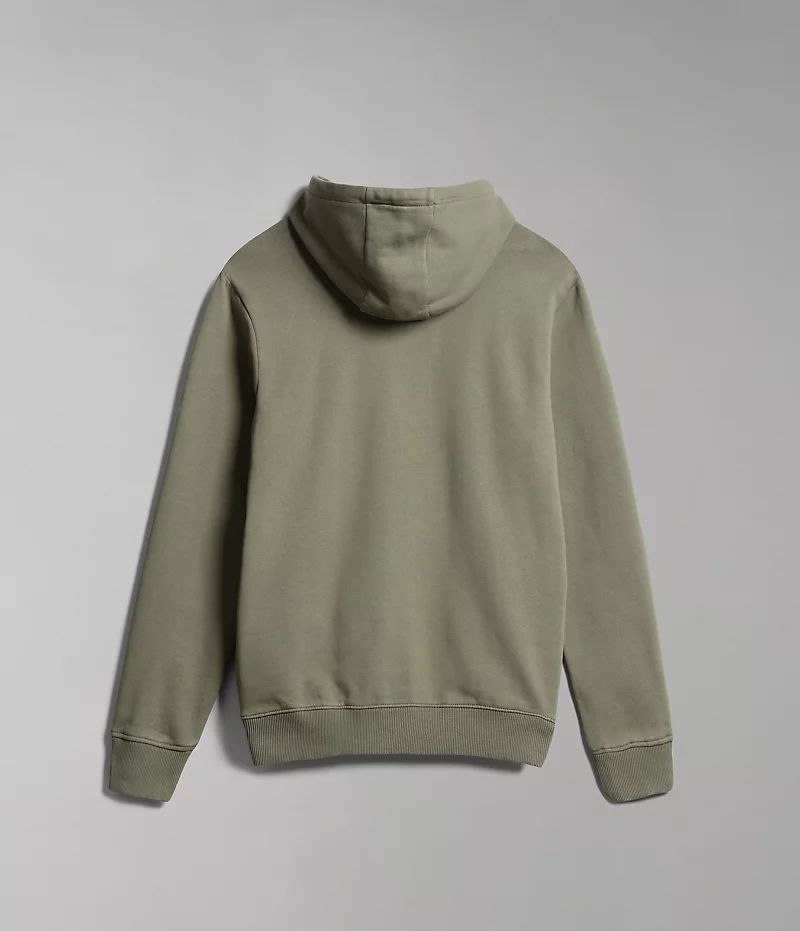 FELPA Uomo NAPAPIJRI NPA04FQVGAE1 BALIS HOOD GREEN LICHEN