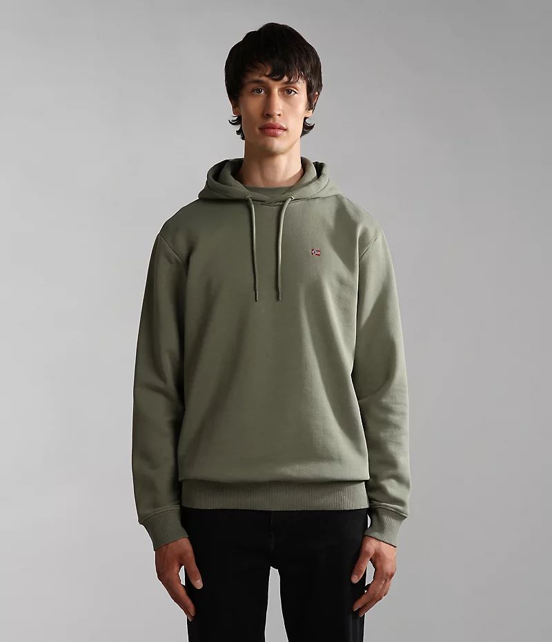 FELPA Uomo NAPAPIJRI NPA04FQVGAE1 BALIS HOOD GREEN LICHEN