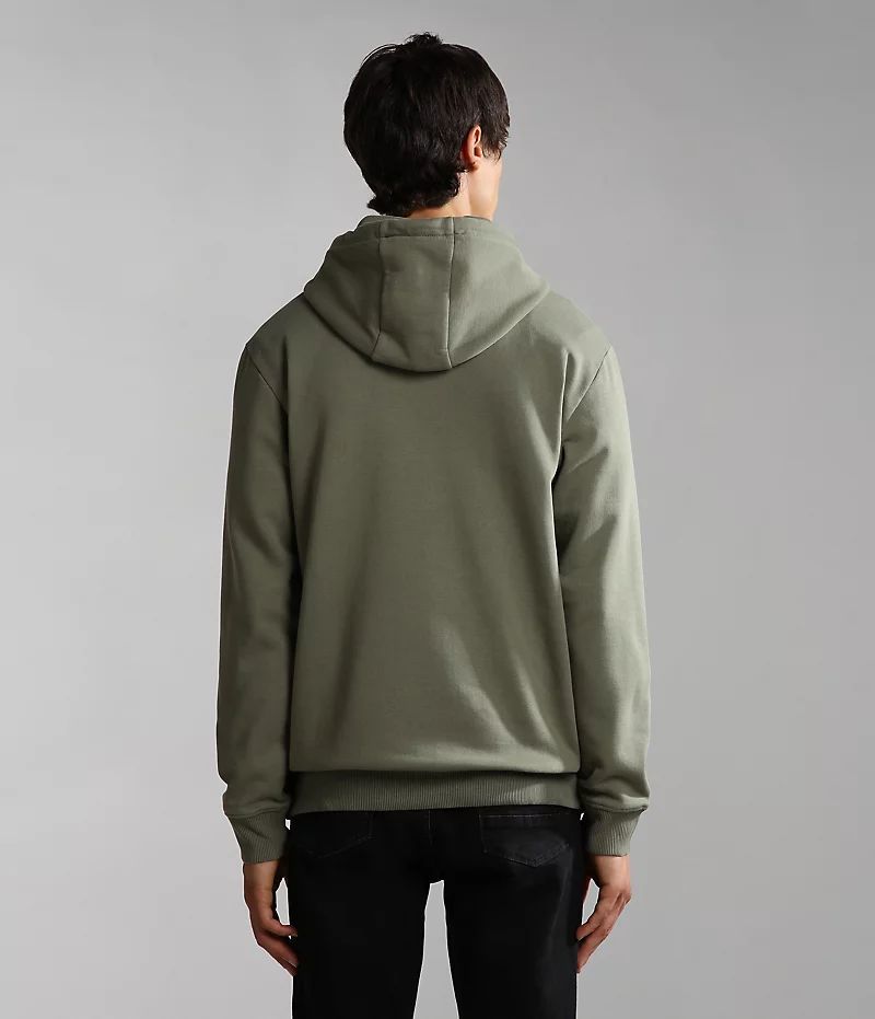 FELPA Uomo NAPAPIJRI NPA04FQVGAE1 BALIS HOOD GREEN LICHEN
