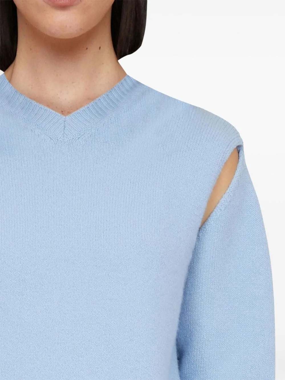 Ferragamo-Maglione a strati in cashmere