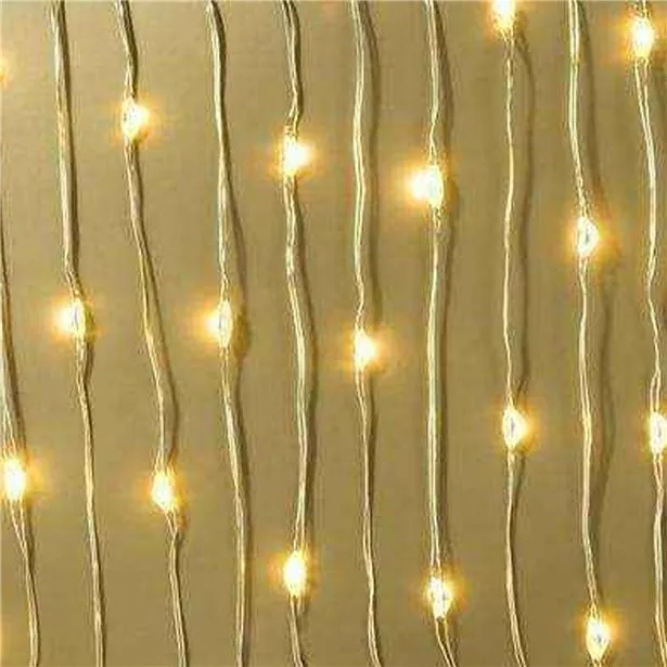 Filo di luci a LED bianco caldo 3m