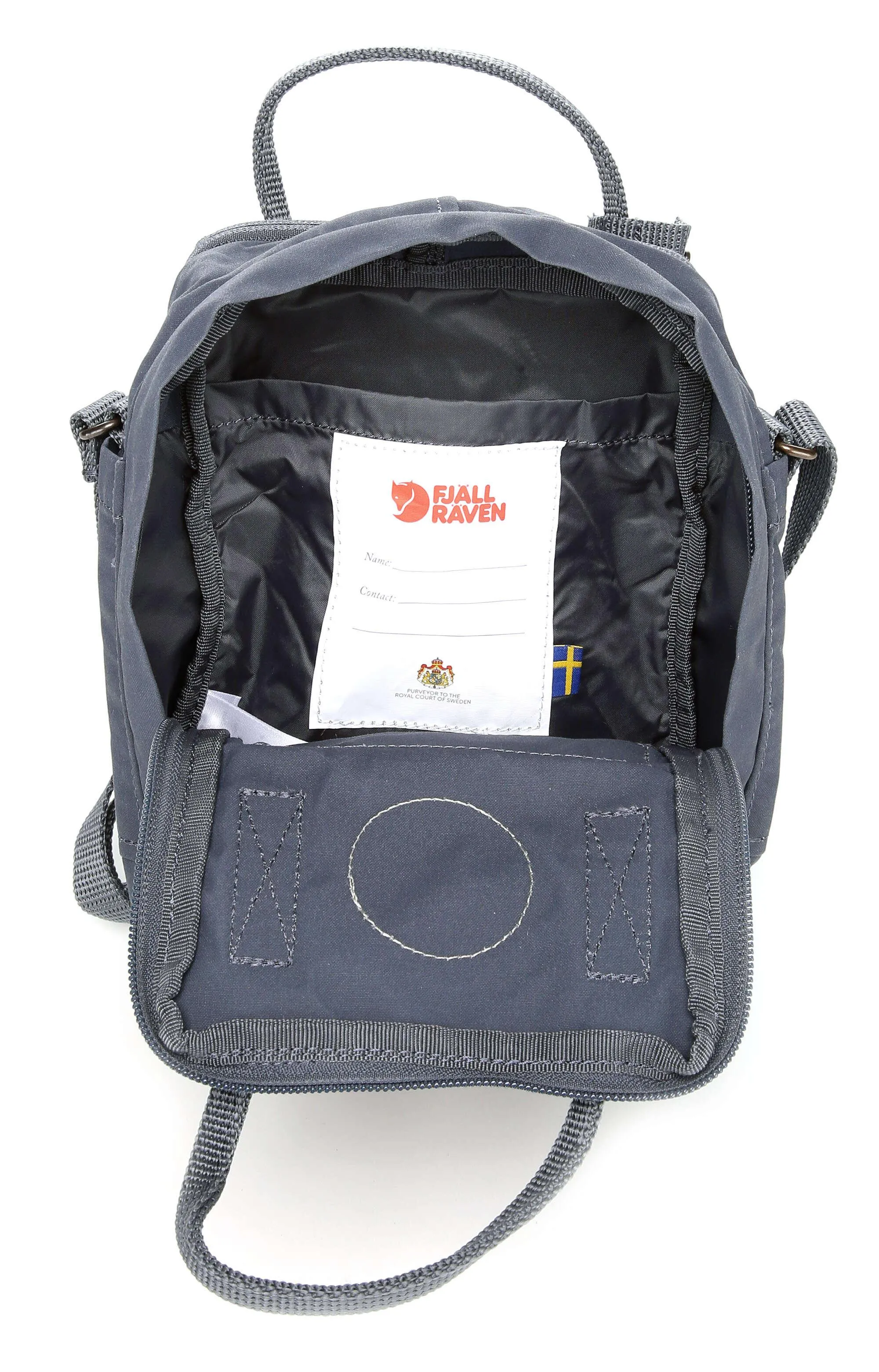  Fjällräven Kånken Sling Borsa a tracolla vinylon grigio scuro  