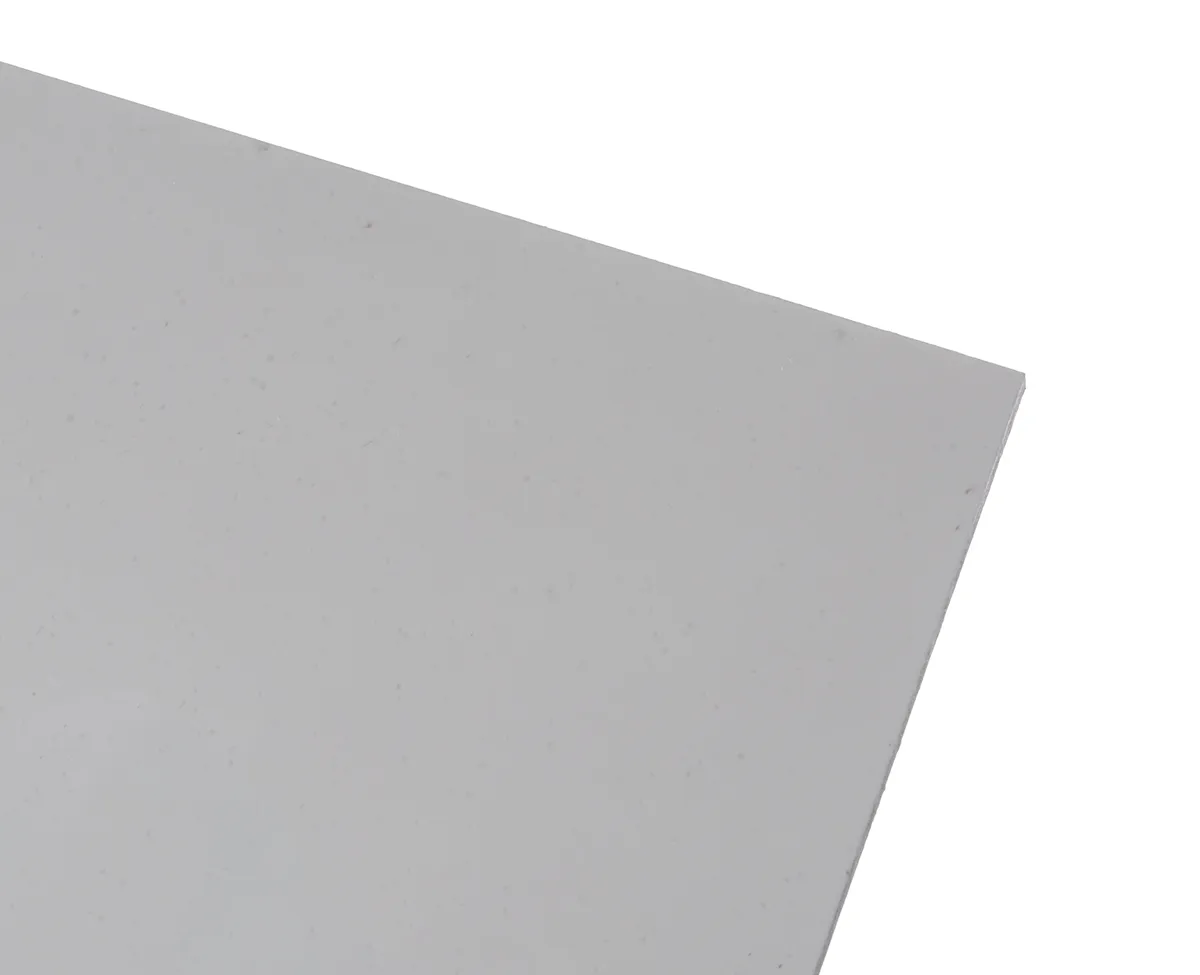 Foglio di plastica Tipo pieno RS PRO in PVC, Bianco, 600mm x 600mm x 2.5mm