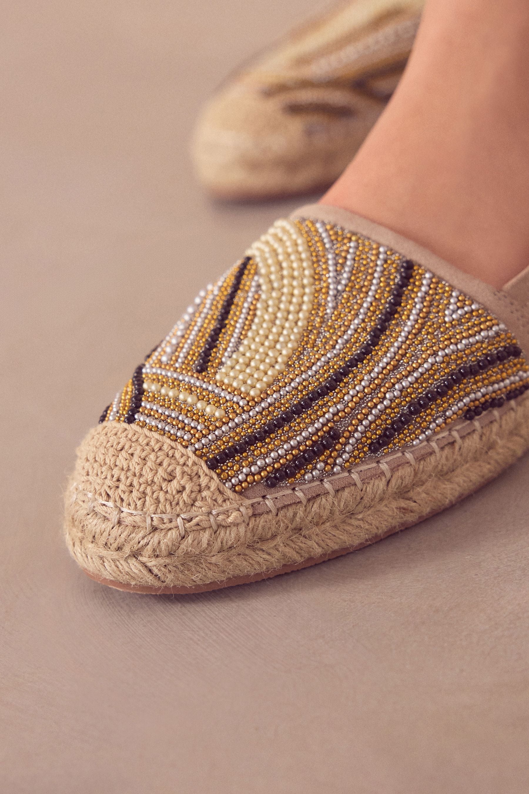 Forever Comfort® - Espadrillas con perline