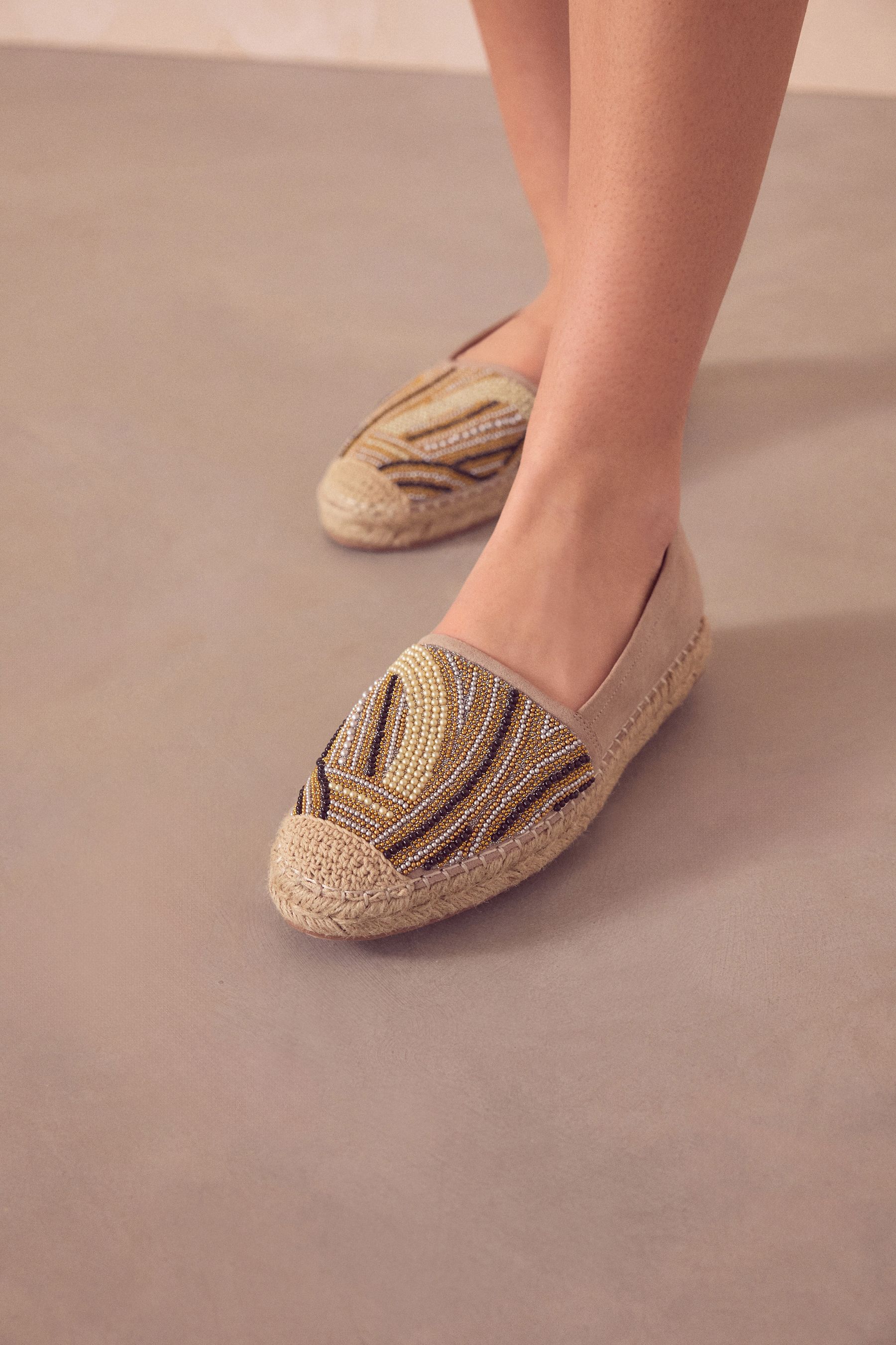 Forever Comfort® - Espadrillas con perline