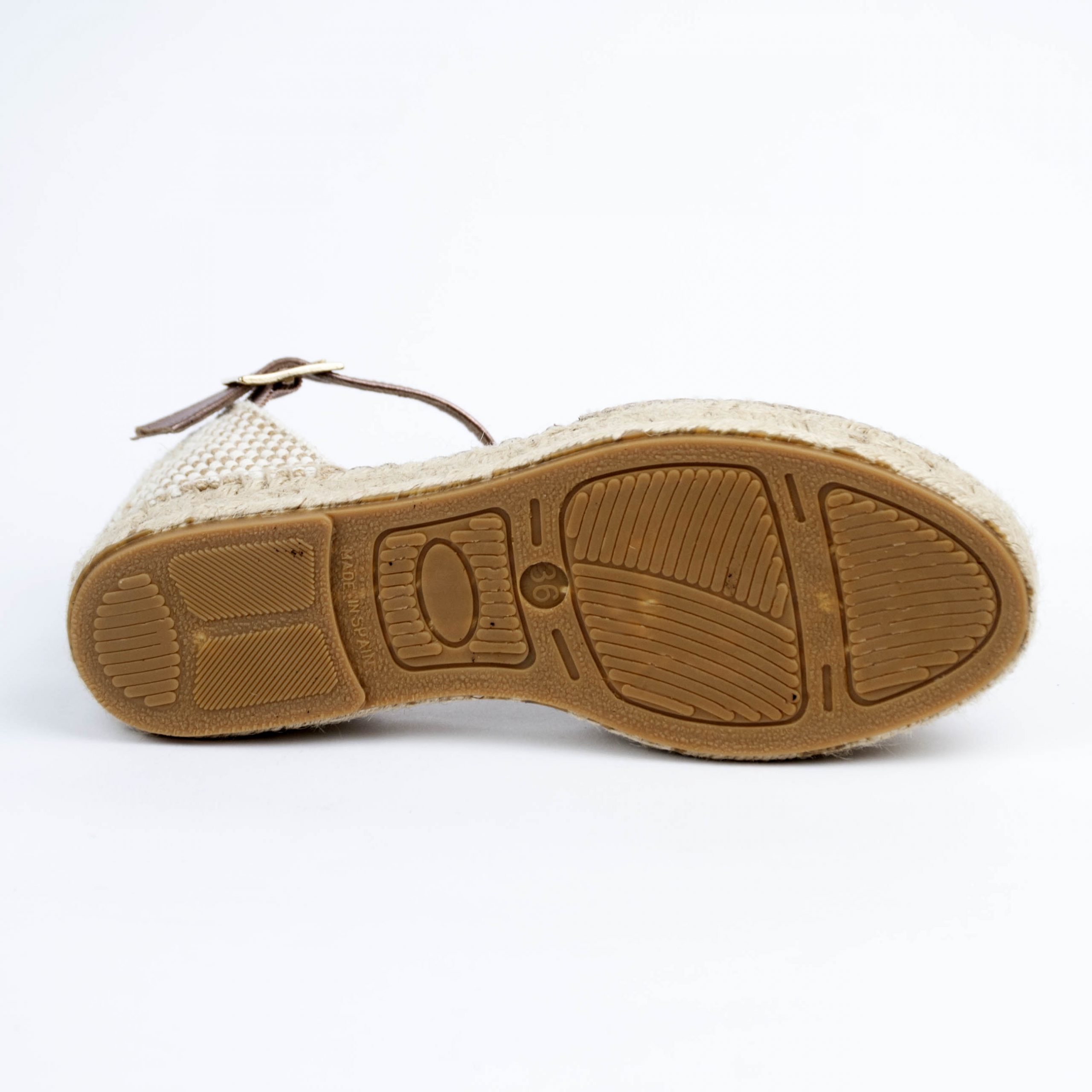 Formentera espadrillas in pelle metal rose