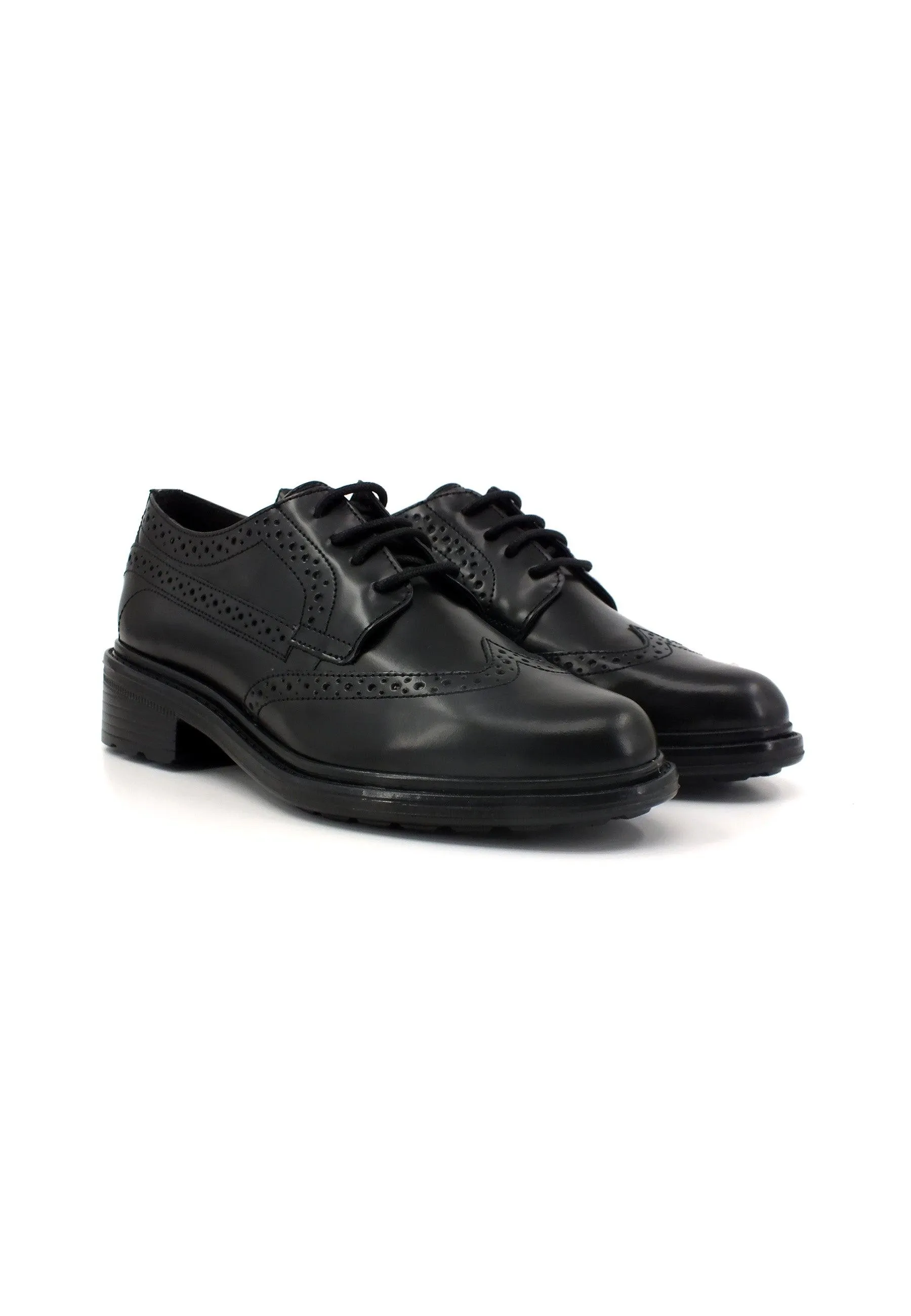 GEOX Walk Pleasure Stringata Donna Black D36TGB00038C9999