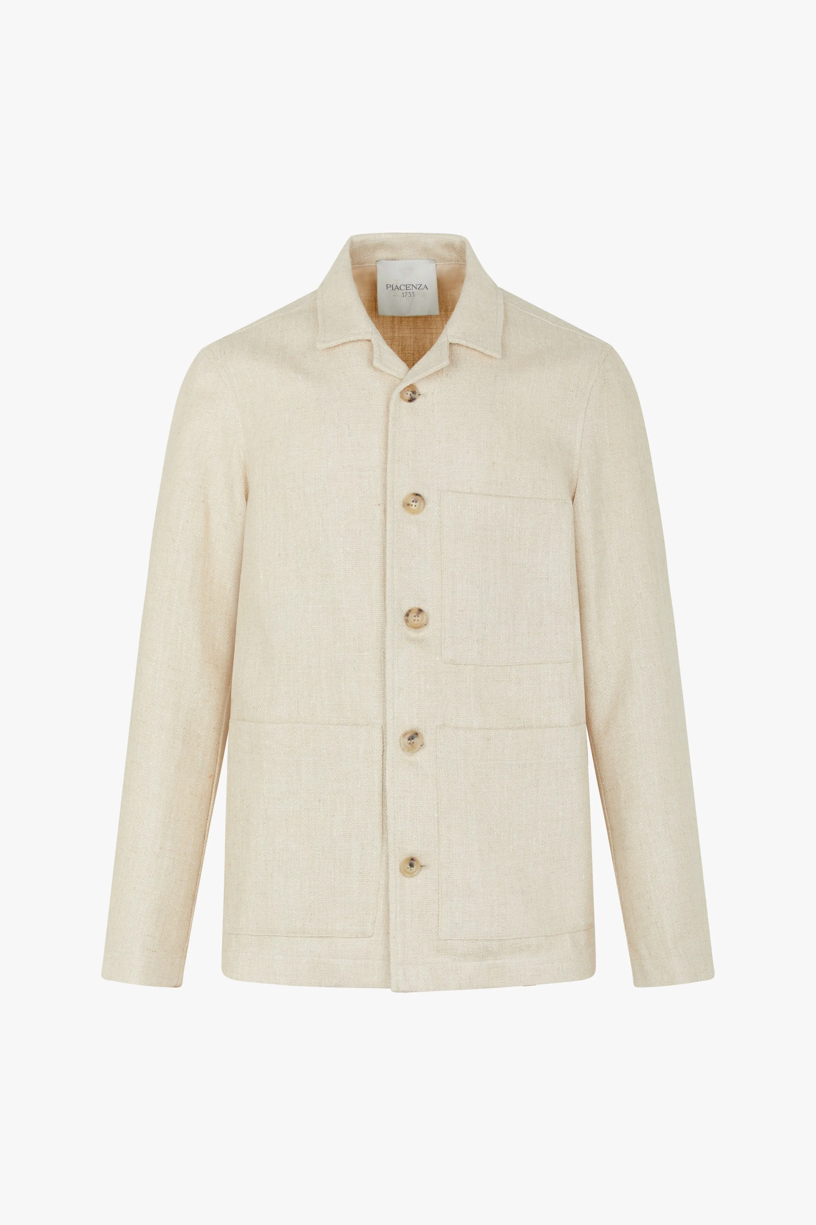 Giacca camicia naturale