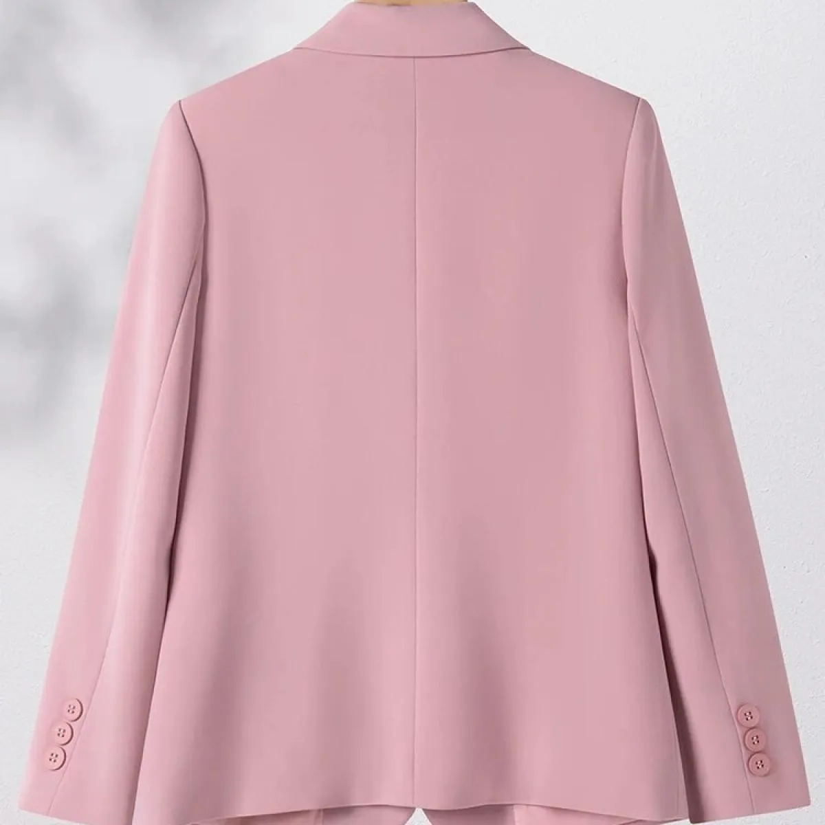 Giacca da donna blazer da donna rosa albicocca nero kaki Giacca da donna a maniche lunghe monopetto da lavoro Cappotto formale p