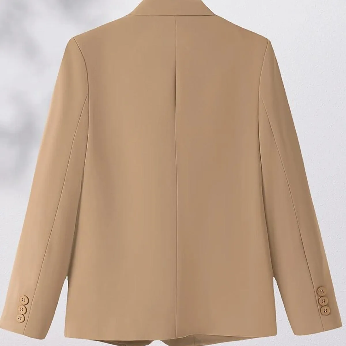 Giacca da donna blazer da donna rosa albicocca nero kaki Giacca da donna a maniche lunghe monopetto da lavoro Cappotto formale p