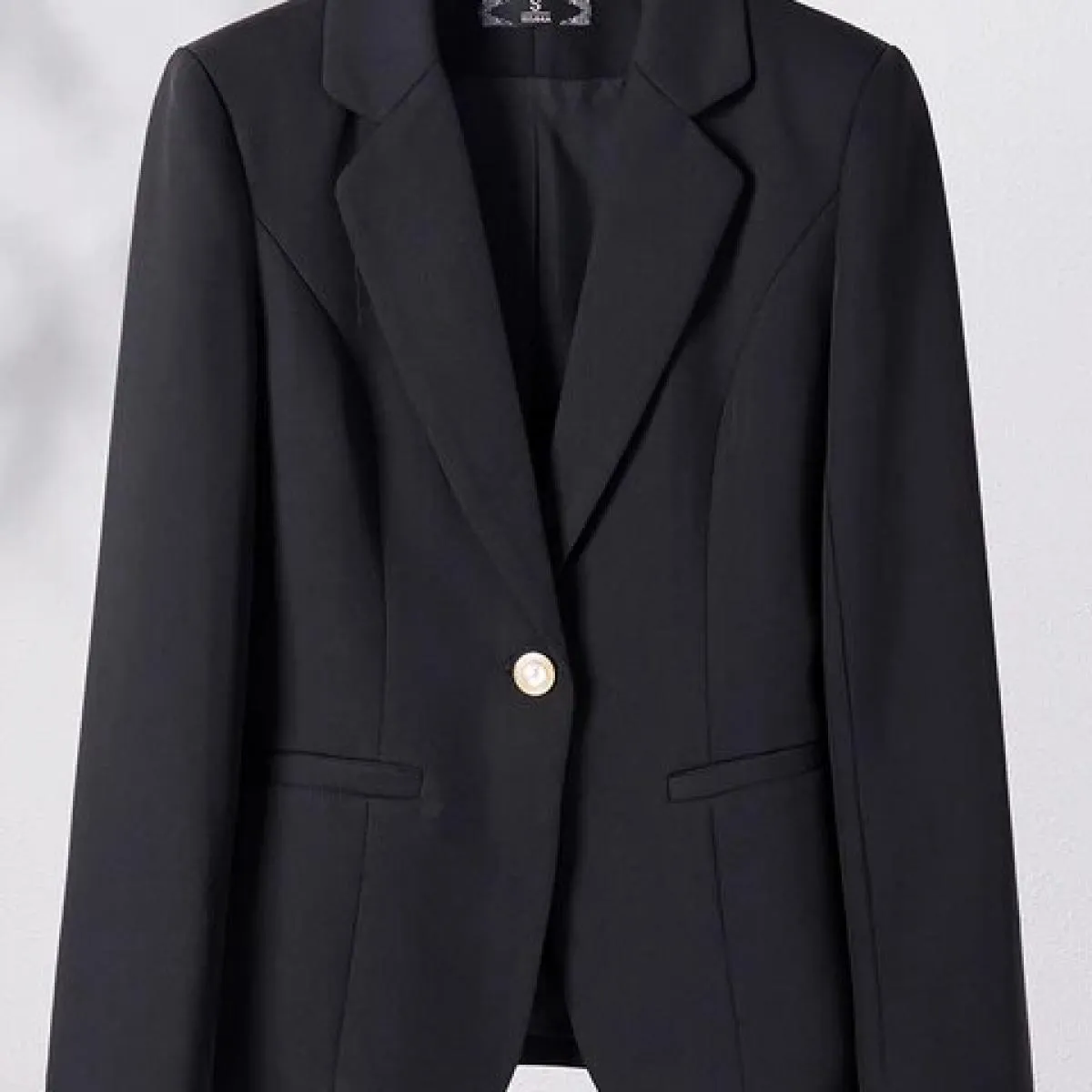 Giacca da donna verde bianco nero marrone giacca da donna giacca femminile manica lunga bottone singolo cappotto formale autunno