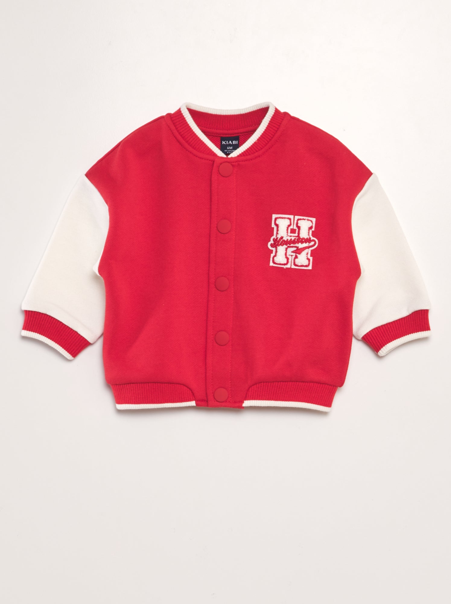 Giacca in stile college americano - ROSSO
