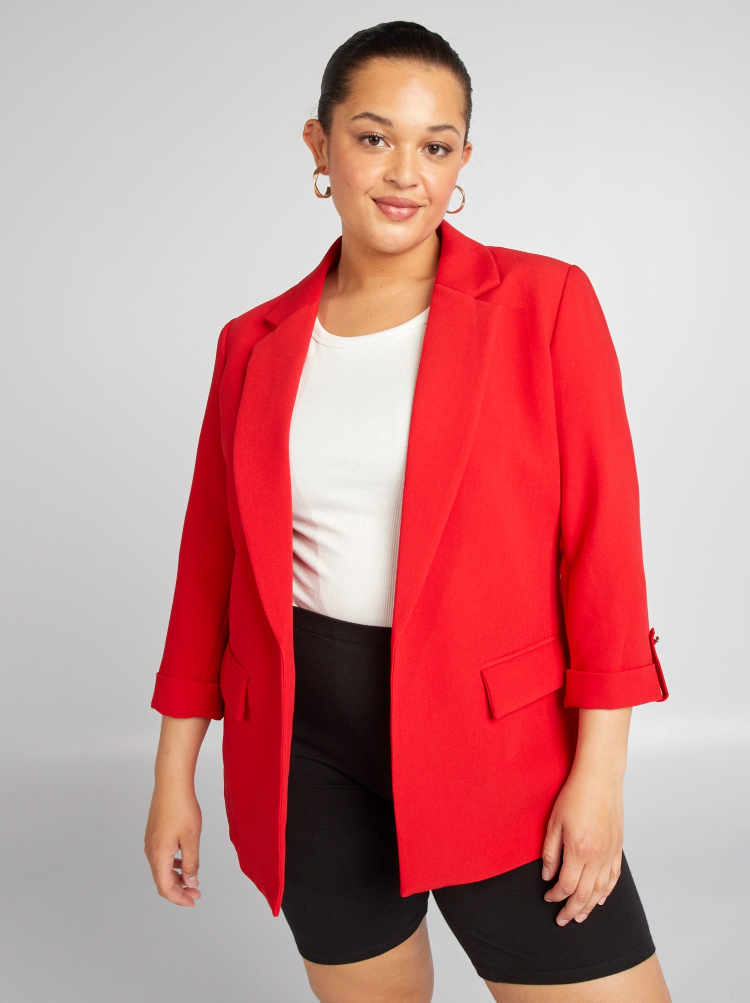 Giacca tailleur midi - ROSSO