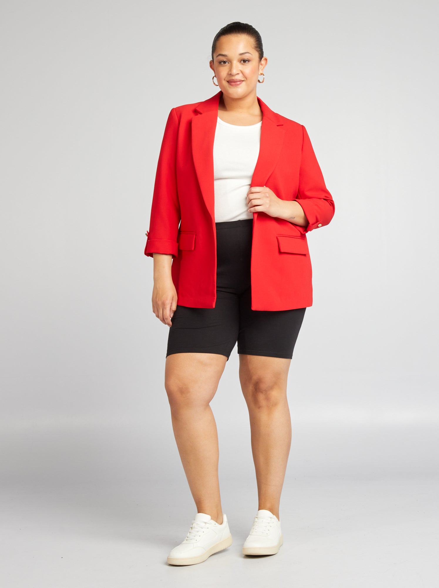 Giacca tailleur midi - ROSSO