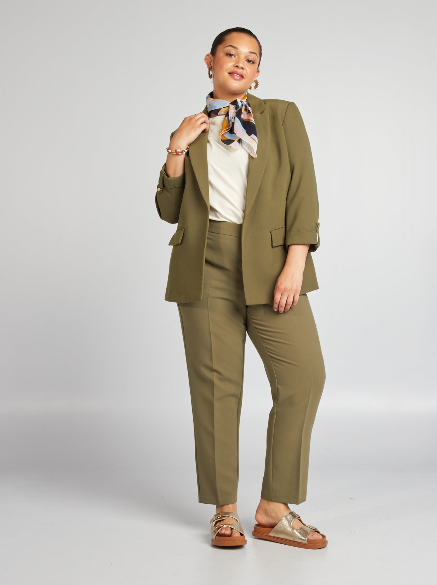 Giacca tailleur midi - VERDE