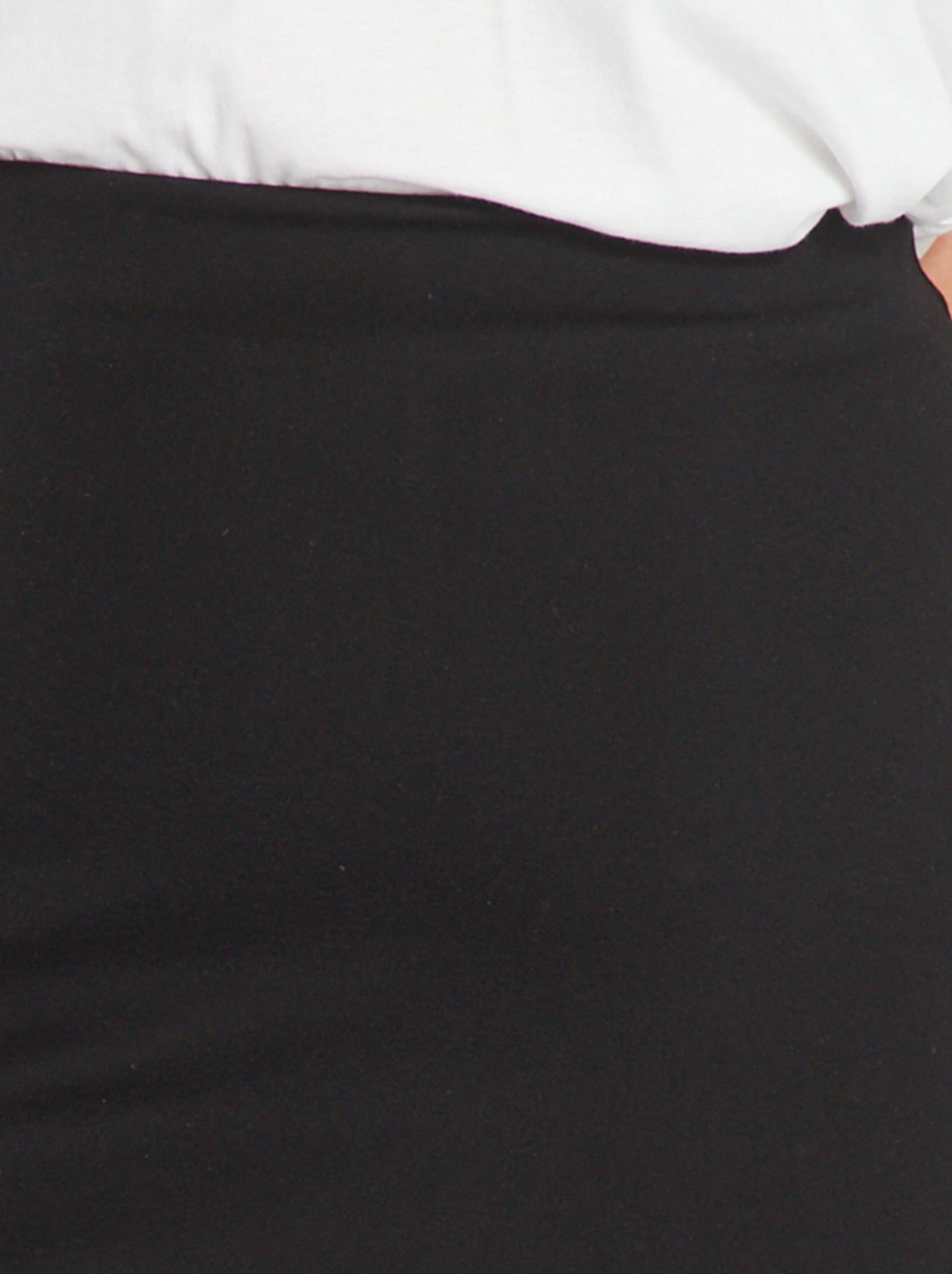 Gonna a tubino maglia Milano - Nero