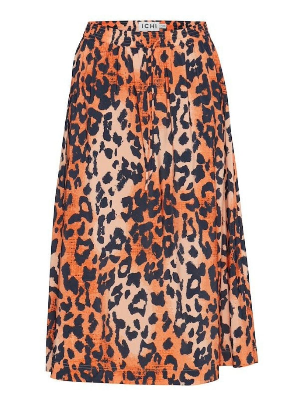 Gonna Donna leopardata con laccio in vita
