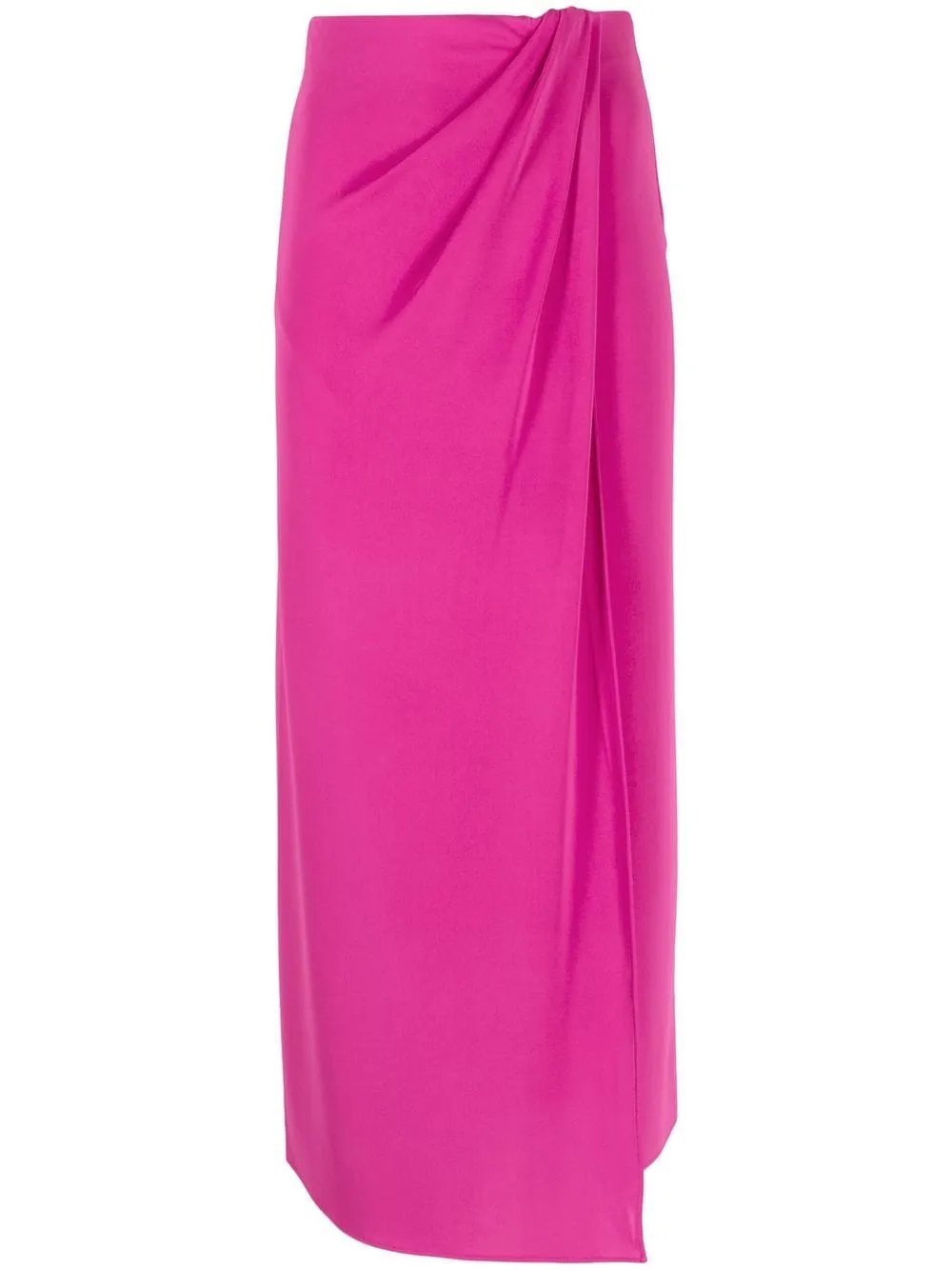 Gonna lunga con spacco in fucsia - donna